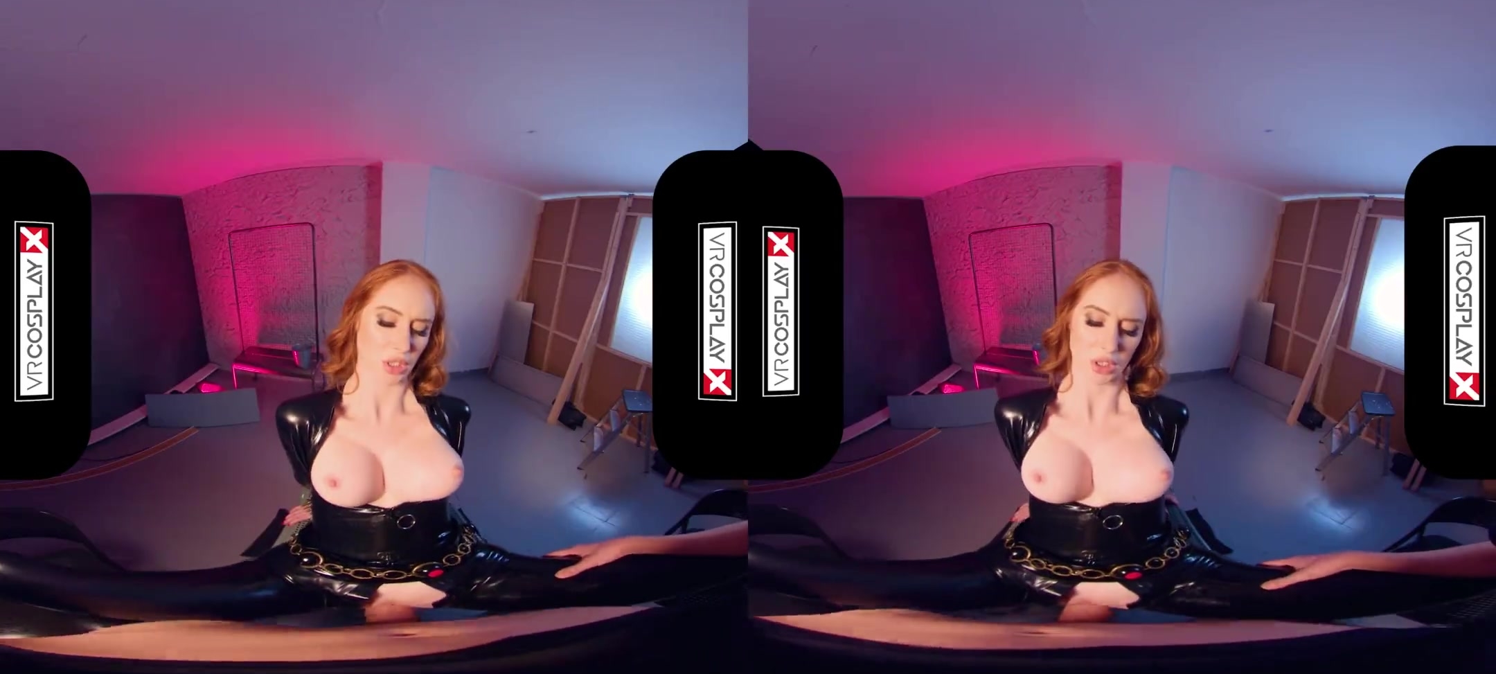 Cosplay VR porno – Czarna Wdowa skacze na twardym kutasie